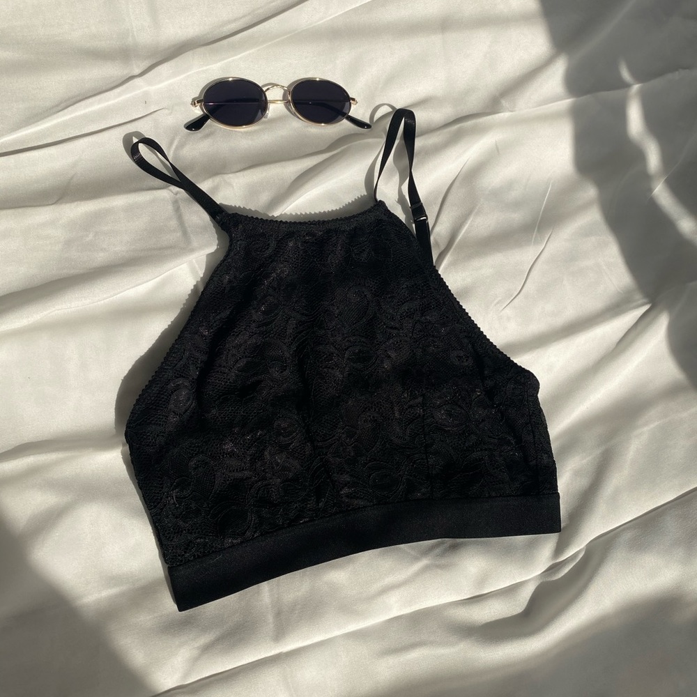 Black Bralette/Crop Top